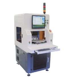 Porcellana Macchina su misura della marcatura del laser della fibra con la marcatura automatica del vassoio doppio fornitore