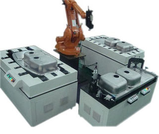 Porcellana Macchina automatica della saldatura a laser con il braccio del robot di ABB per il lavandino di cucina dell'acciaio inossidabile fornitore